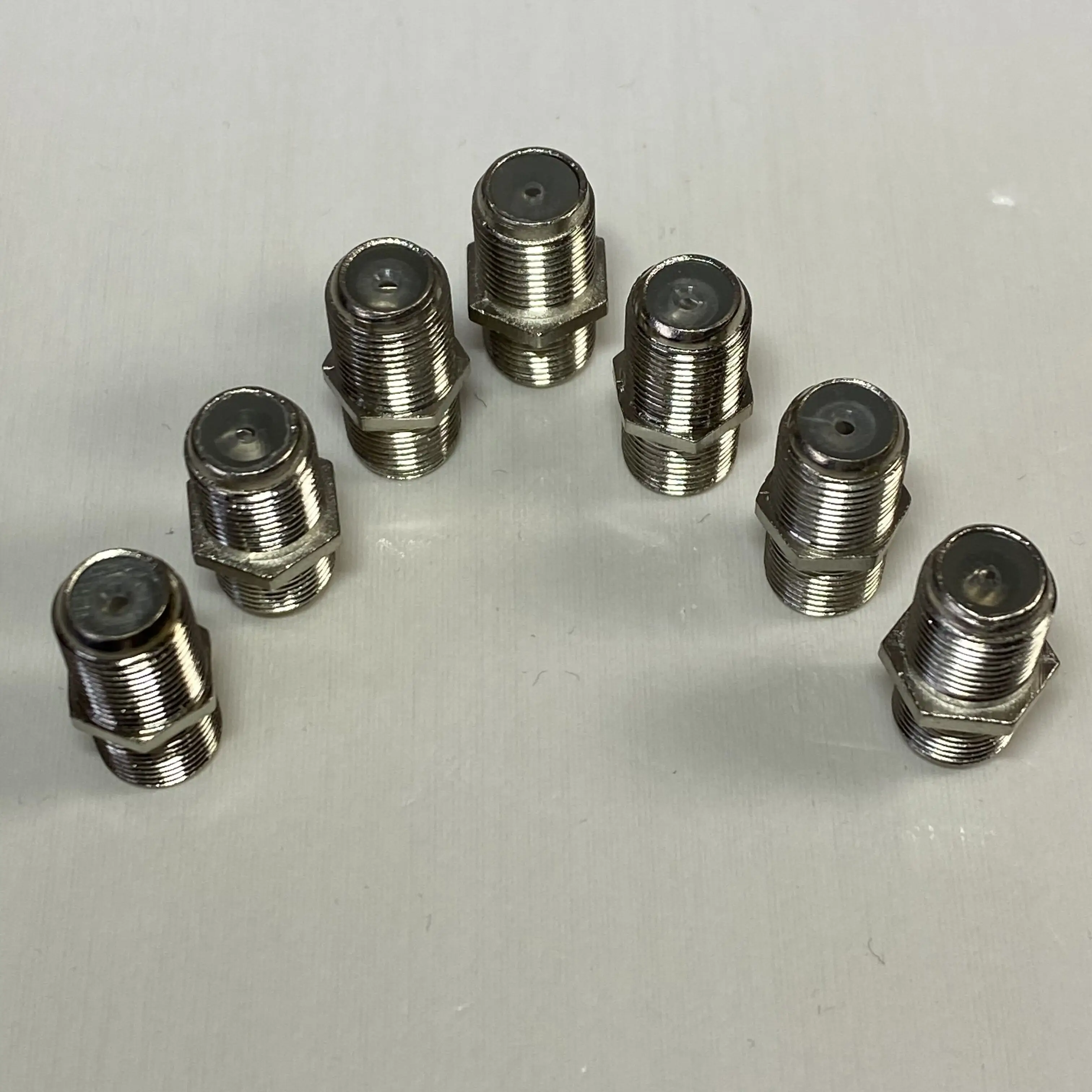 Cctv Camera Coupler Crimp Connector Bnc Male Bnc Connector To Coax Connector Cable Accessories