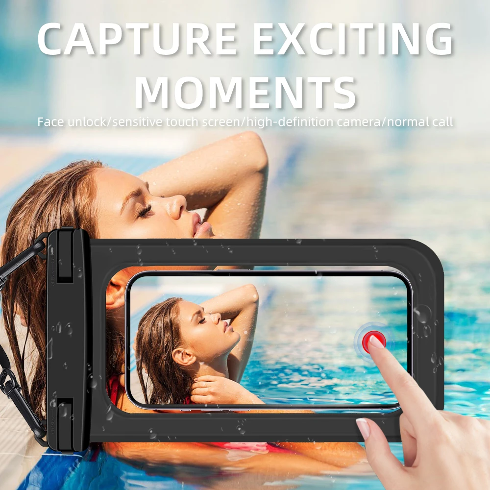 Cheap Waterproof Cell Phone Bags Dry Custom Mobile Phone Pouch Outdoor Waterproof Cellphone Bag