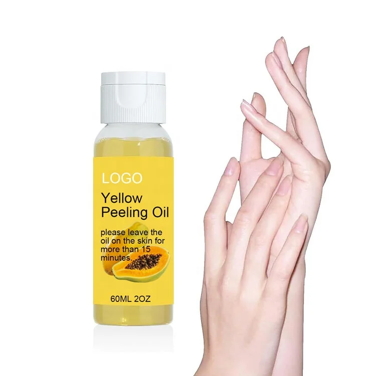 Private Label Remove Dead Skin Exfoliating Anti Dark Spots Oil Extra Strong Peeling Oil Whitening Yellow Peeling Oil