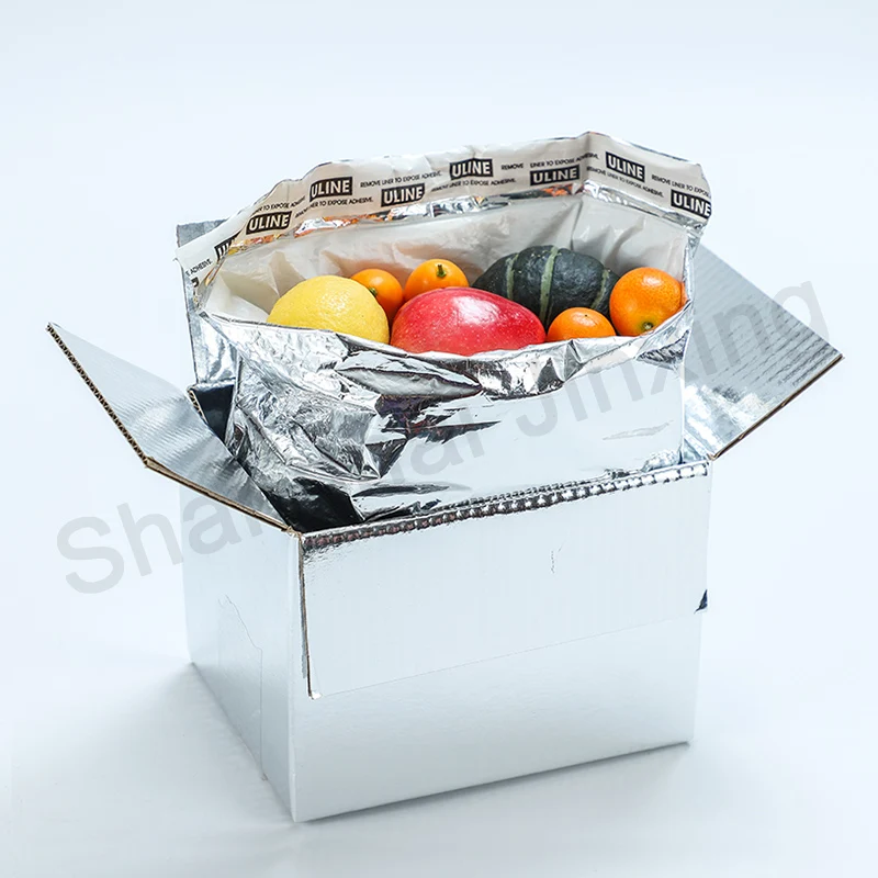 Sausage Ship Containers Foam Insulated Aluminum Foil Carton Custom Thermal Food Container Hot or Cold for Hours Packaging Box
