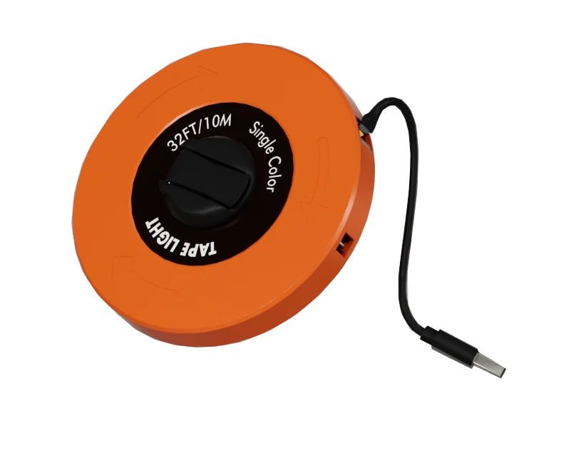 Pocket tape light with calibration, Bluetooth control for mobile phone.