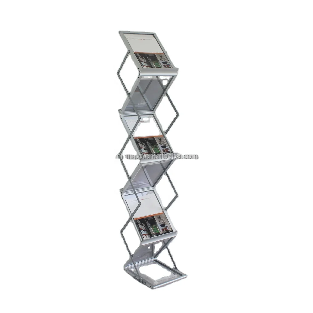 Advertising Display Floor Stand A4 Brochure Holder rack shelf/magazine stand literature holder (60693319616)
