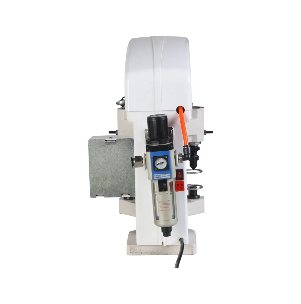 BT-3808 three head pneumatic snap button hand press machine