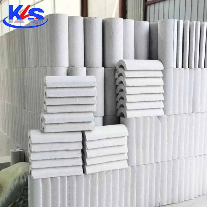 KRS Refractory High Temperature Fireproof Perlite Pipe Perlite Insulation Pipe