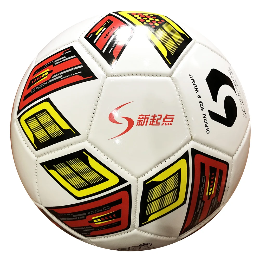 custom 2.7mm pvc leather size 3 4 5 football soccer ball