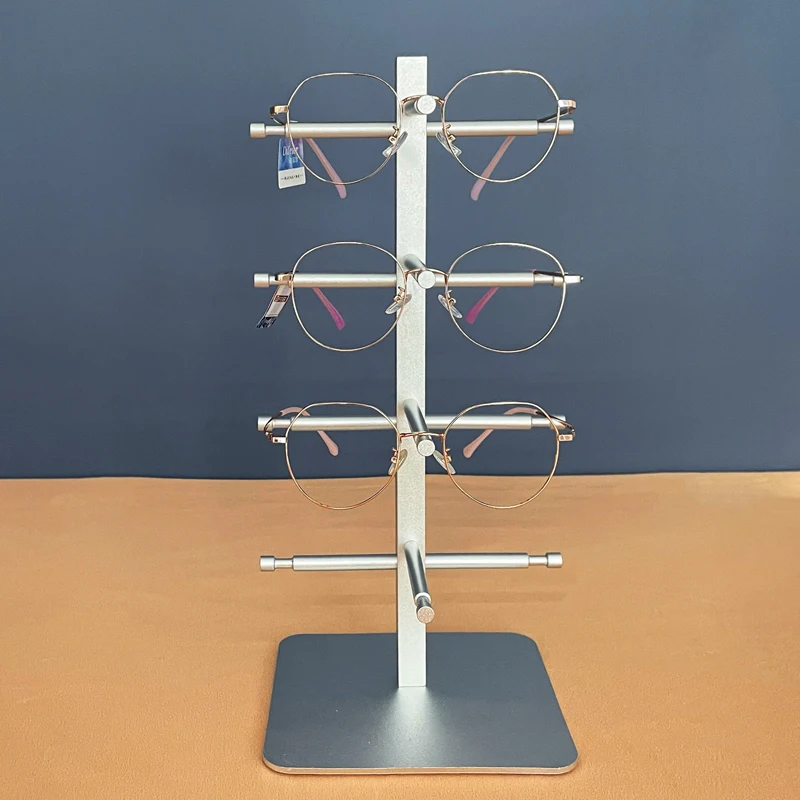 Light luxury eyewear counter display optical display rack travelling eyeglass display