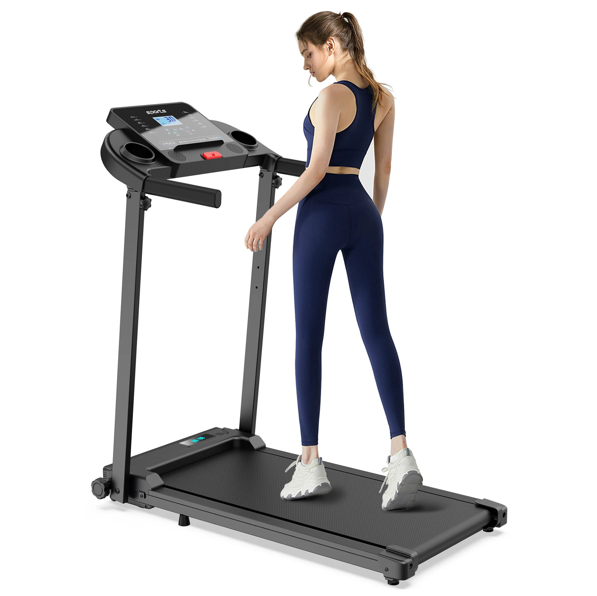 Gymbopro Multifunctional and portable walking pad treadmill foldable for home use