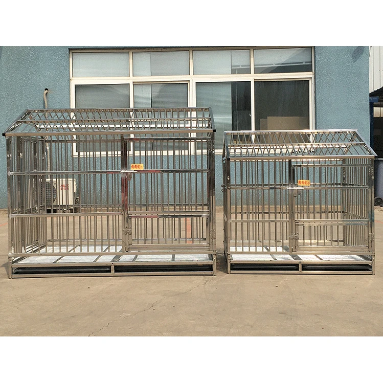 Factory Price Galvanized Steel Large Compatible Dog Kennel Cage Various Shapes Sizes