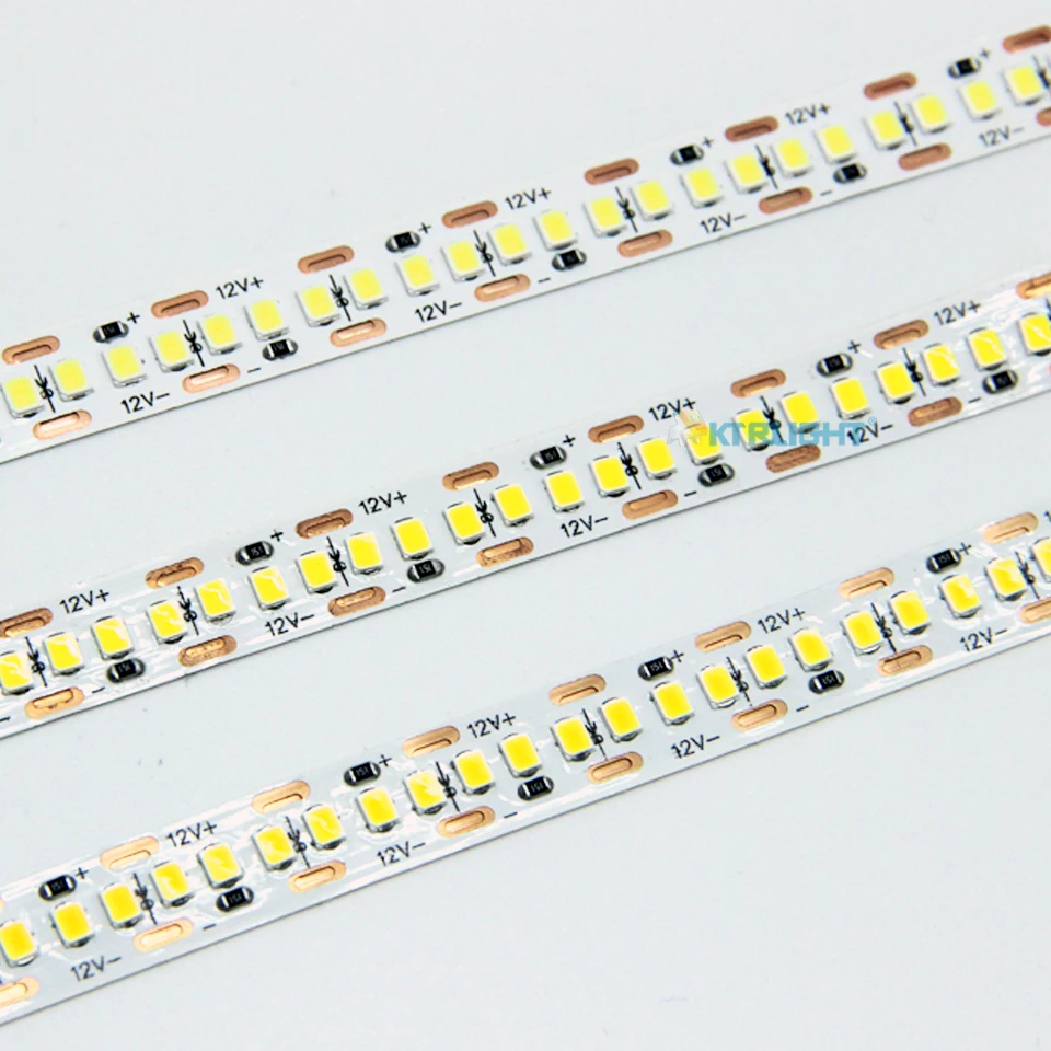 Теплый белый 2835 свет 12 В Smd 240Led 2700K 15000K дешевые персонализированные Dc12v S высокая эффективность светодиодный светильник 2 линии