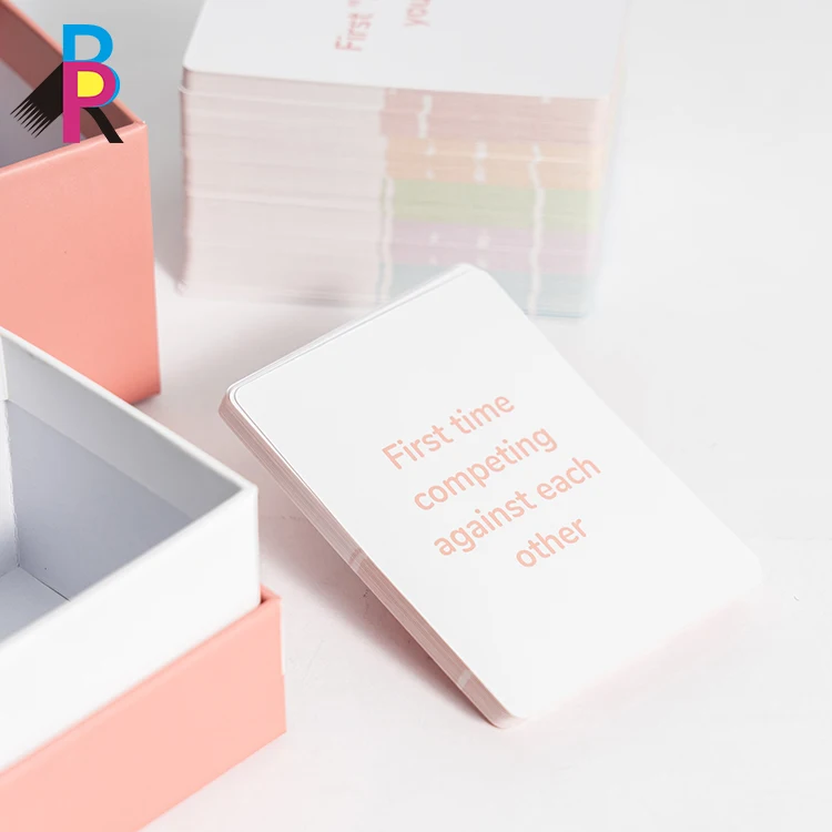 Factory High Quality Daily Inspirational Card Game Positive Self Affirmation Card Custom Printing Playing Cards With Box Packing