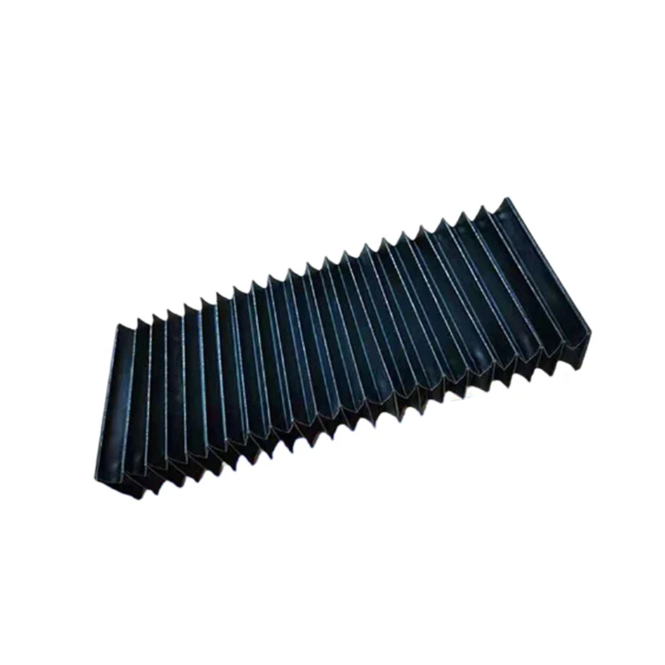 CNC Machine Fitting Foldable Accordion Dust Protective Cover Black