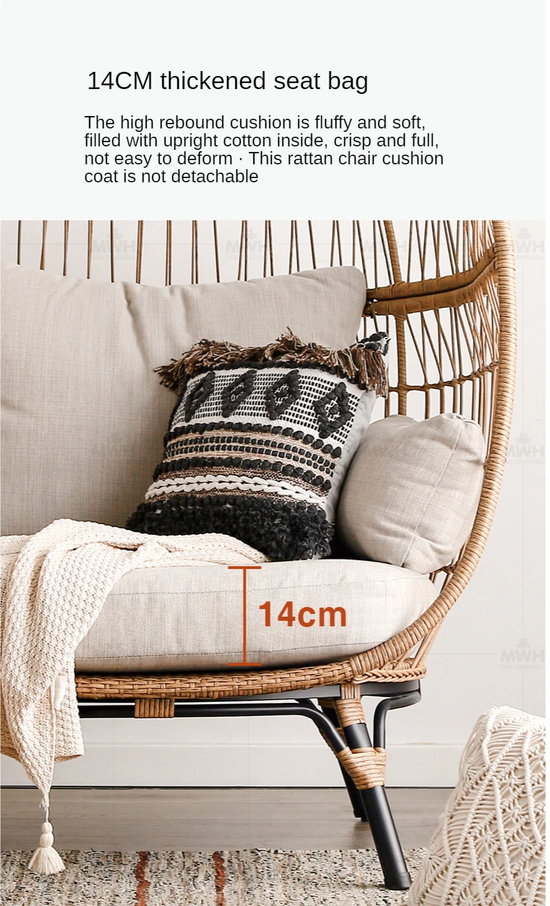 Wicker Swing Chairs egg relax wicker chair