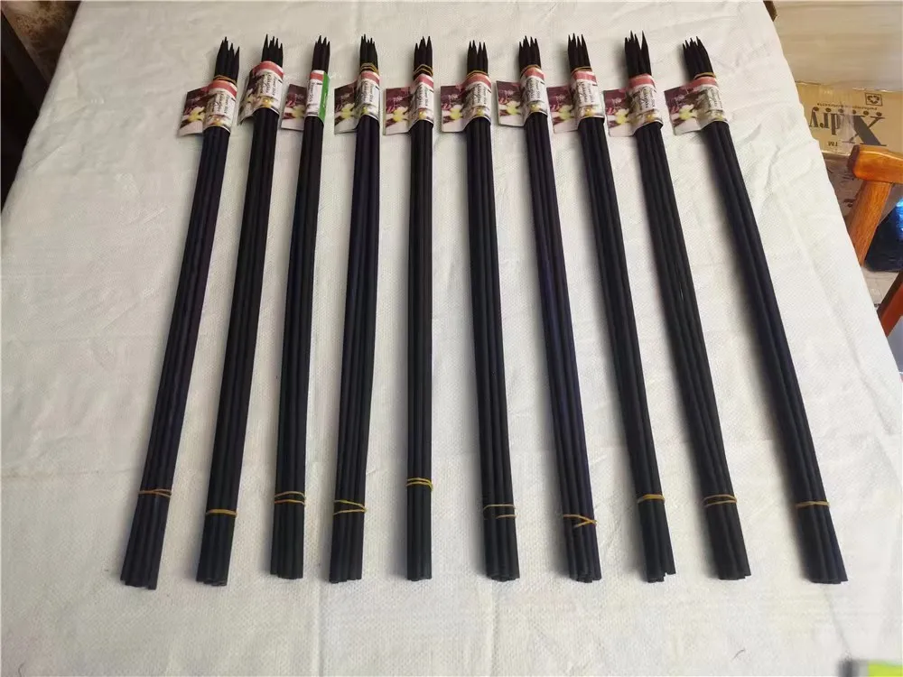 4mm/5mm/6mm diameter waxed dyed color long bamboo sticks for flowers supporting