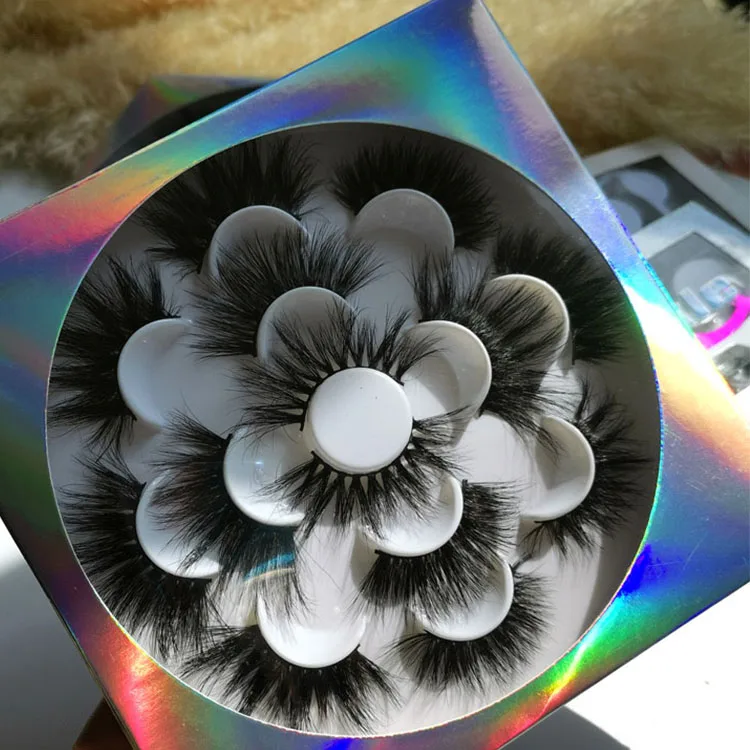 Wholesale Individual Eyelashes 3D Mink lashes Customized eyelash packaging