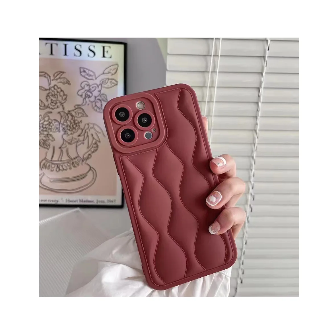 Spongy Down Jacket Phone Cover Wholesale Puffer Phone Case TPU Silicone Case for iPhone 7 8 X/XS/XR/XS MAX/11/12/13 Pro Max