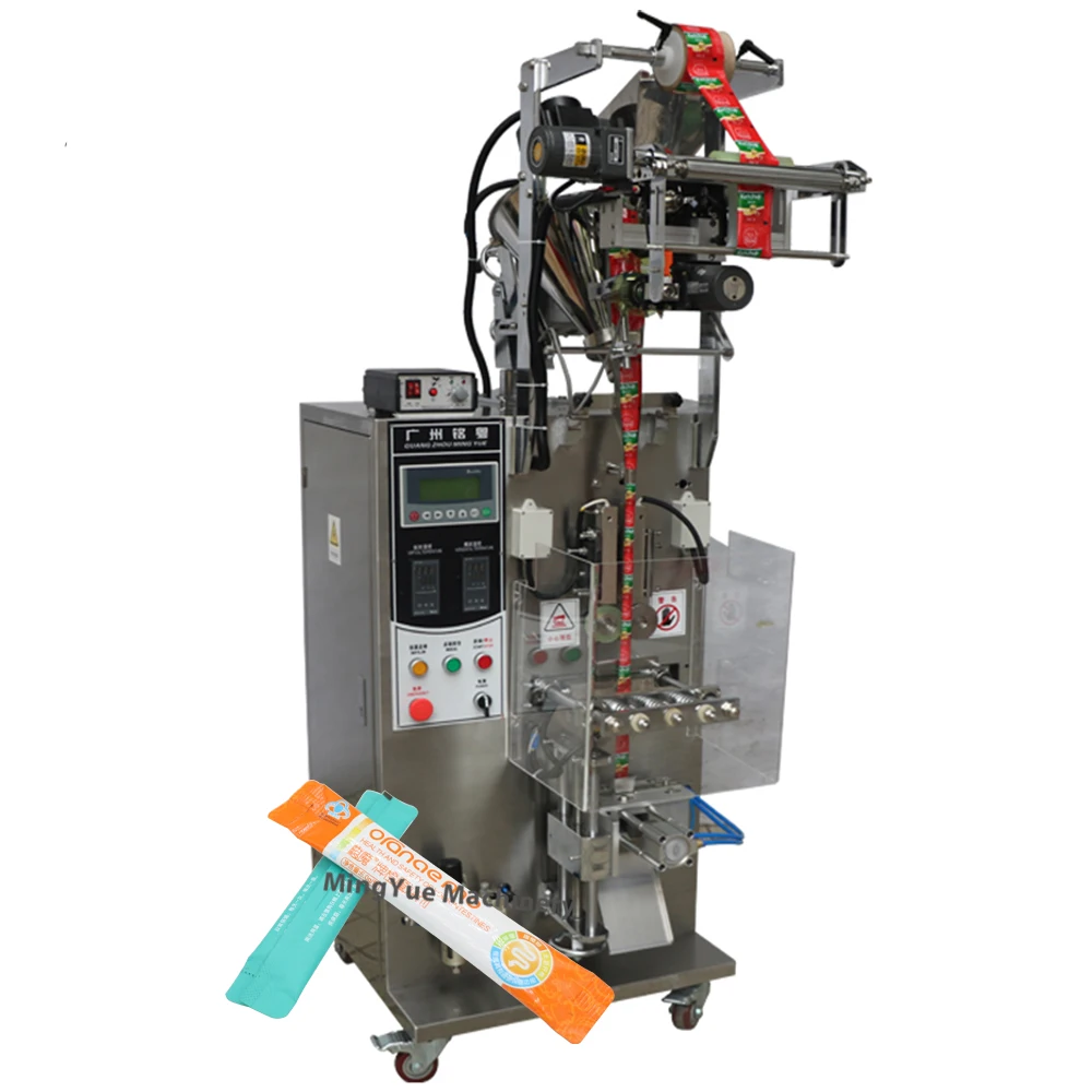 Round Corner Vertical Food Sachet Powder Pouch Tea  Powder Filling Packing Machine 6g 15g 30g