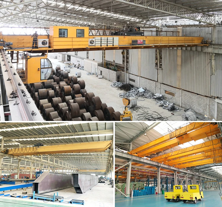 Kino cranes Cold Rolled Steel Coil Plant Steel Coil Lifting Overhead Crane with Lifting Clamp