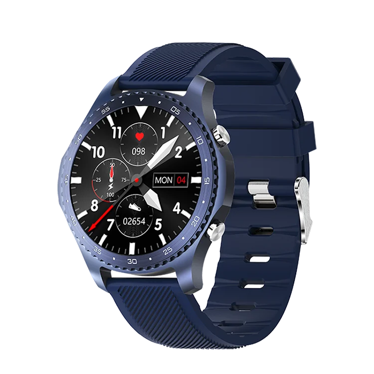 Fashion Design Sport Ultra Thin Case Loyal Blue Color Digital Smart Watch For Hot Selling