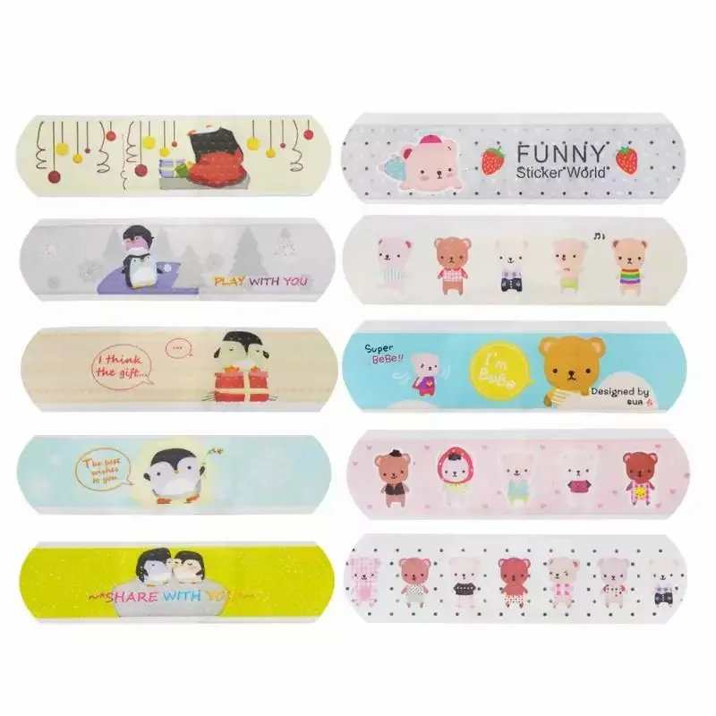 Hot selling customized finger bandage cartoon bandaid for kids
