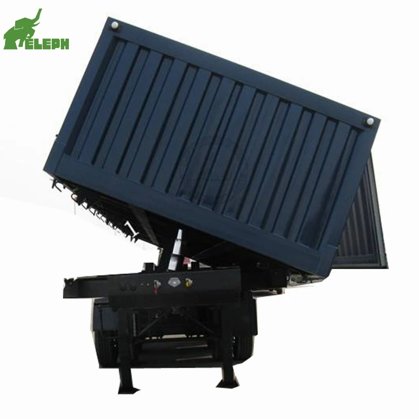 China 3 Axles 40t side tipper trailer custom side dumper tipper trailer for sale