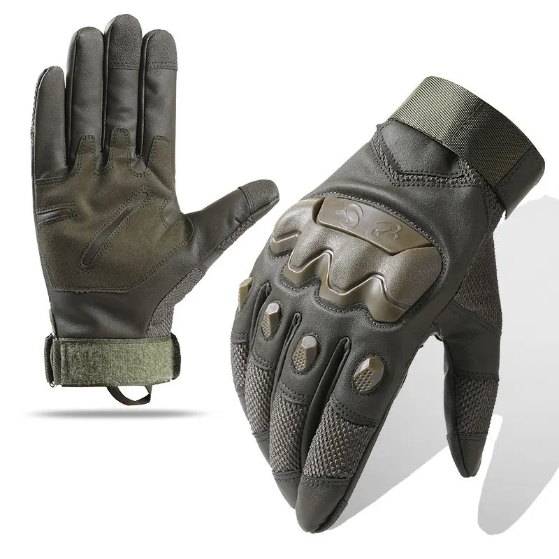 High Quality Polyester Motorcycle  Wind-Proof and Wear-Resistant Protective Work Gloves for Winter Riding tactical equipment