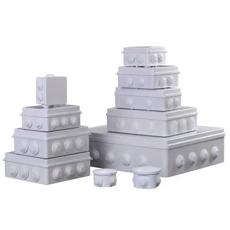 ПВХ ABS Ip65 пластиковая погодозащищенная коробка устойчивый к атмосферным воздействиям Электрический корпус распределительная коробка