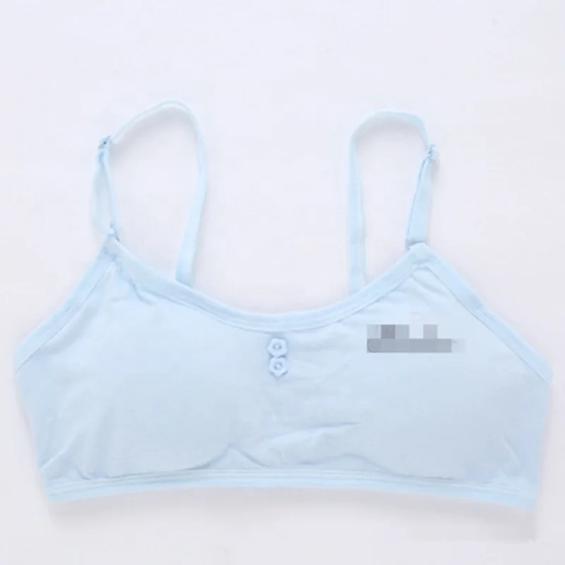 
Teen Girls Adjustable Soft Padded Cotton Kids Training Letter Bra for Young Girls for Yoga Sports Running Underwear 