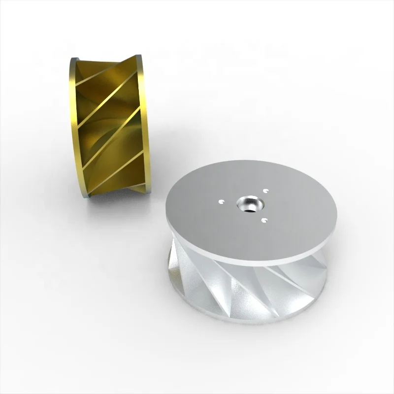 OEM High Precision CNC Milling Machined Turbo CNC Turning Custom Machining Aluminium Impeller