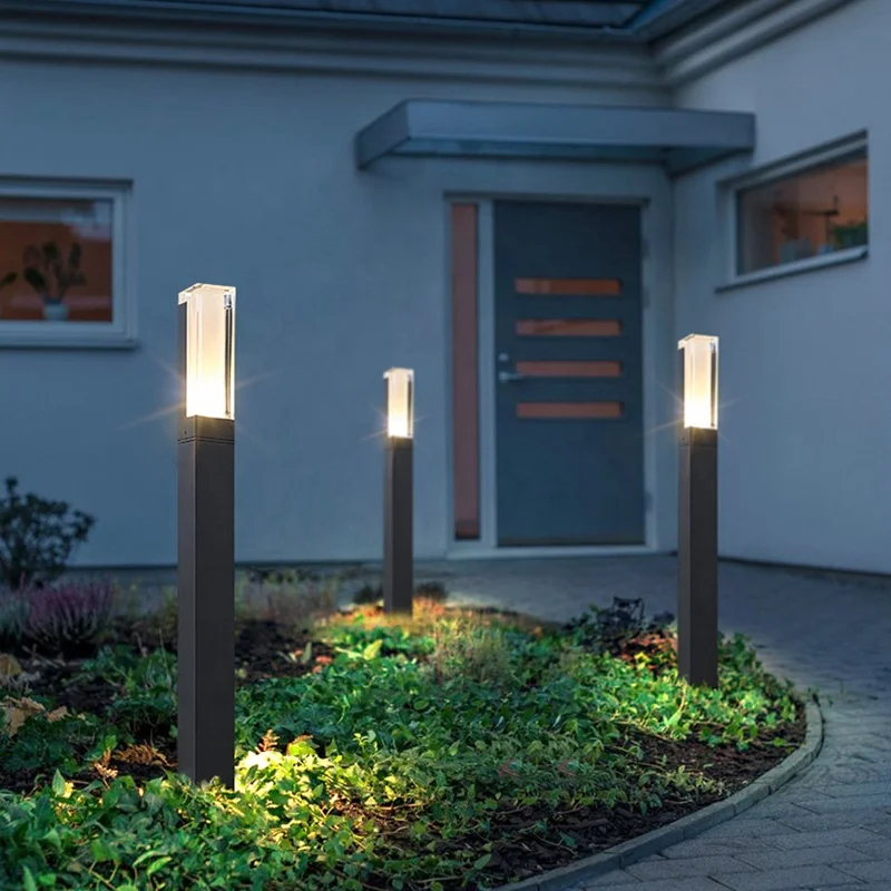 Die-casting Aluminium E27 Led Garden Bollard Light Lawn Lamp with Ce & Rohs