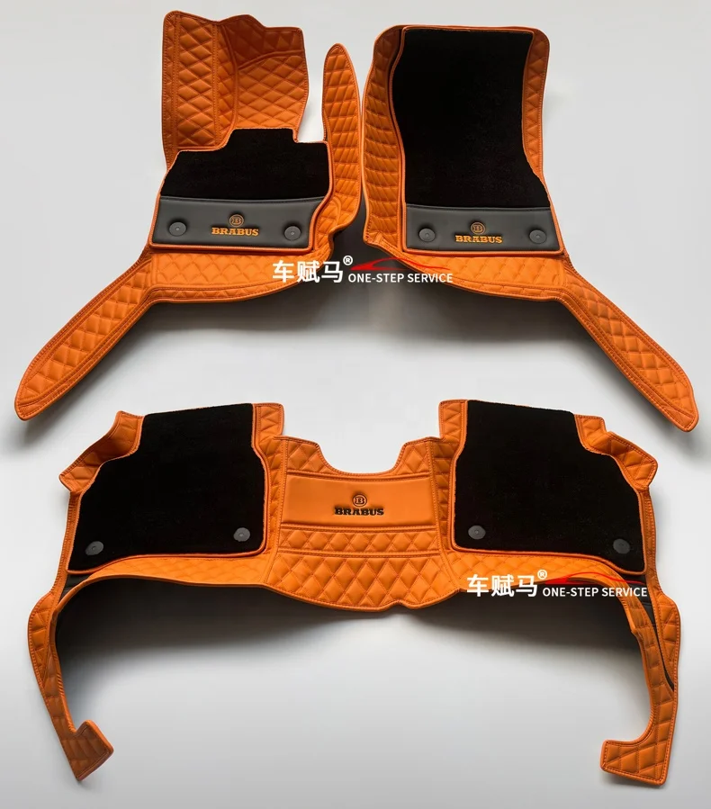 Luxury car floor mats for G63 G65 G550 G500 G400 G350 W463 W464 G Class Left Right hand Drive Interor Refitting