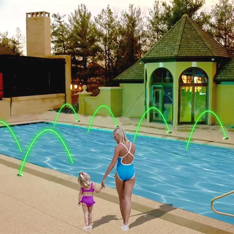 the latest variable speed programmable DC24V dmx512 music dancing laminar jumping fountain for outdoor pool pond fountain