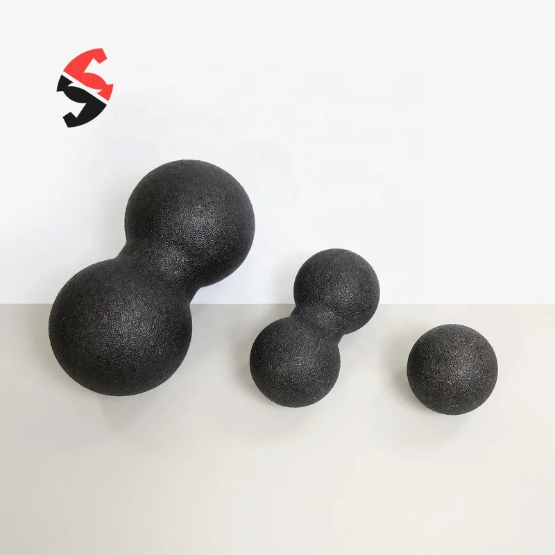 Эко-пенопласт высокой плотности расслабление мышц глубокая фасция массажный шар арахисовый дуэт с индивидуальным логотипом
