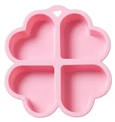 Eco-friendly material kitchen household love tools 4 oven utensils baking cake molds