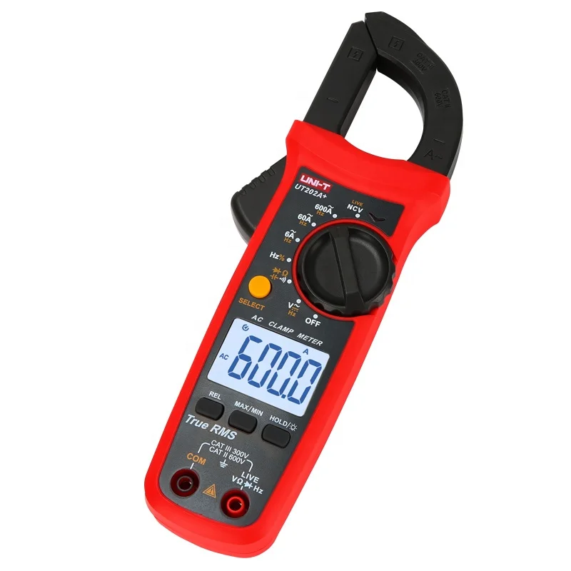 UNI-T UT200+ series UT202A+ Clamp Meter Digital Clamp Multimeter Power Factor Trms Ac 600A