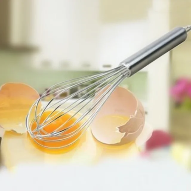 Ручной душ с круглой ручкой из нержавеющей стали Яйцо ручной блендер яйцо блендер для выпечки кухонная утварь яйцо колотушки