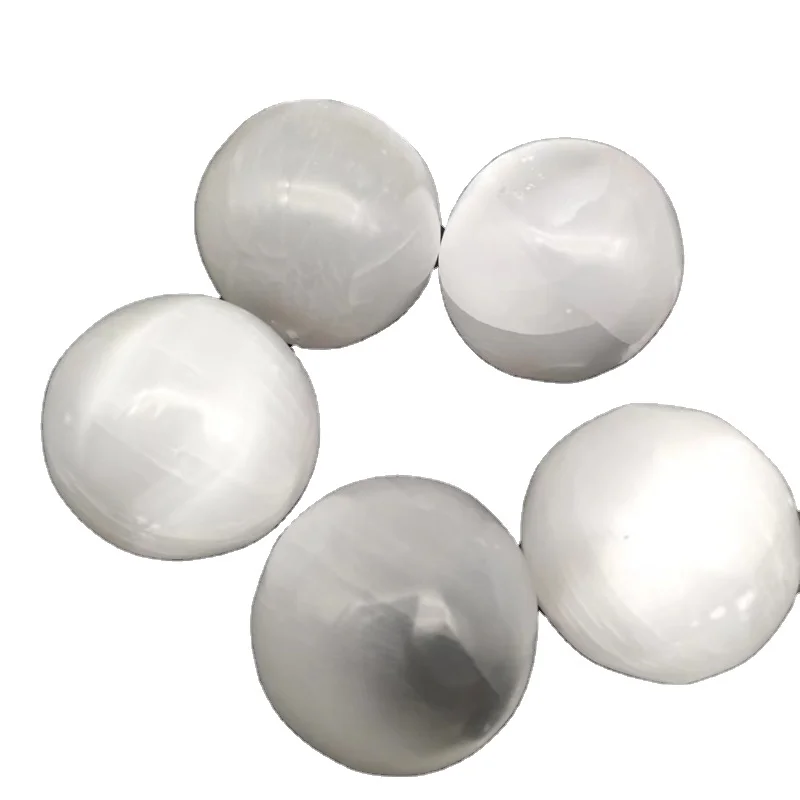 Wholesale Natural Crystal High Quality  healing crystal balls polished selenite sphere for decoration