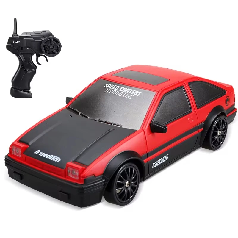 2 4 г дрейф RC автомобиль 4WD игрушка модель GTR AE86 гоночный для детей рождественские подарки