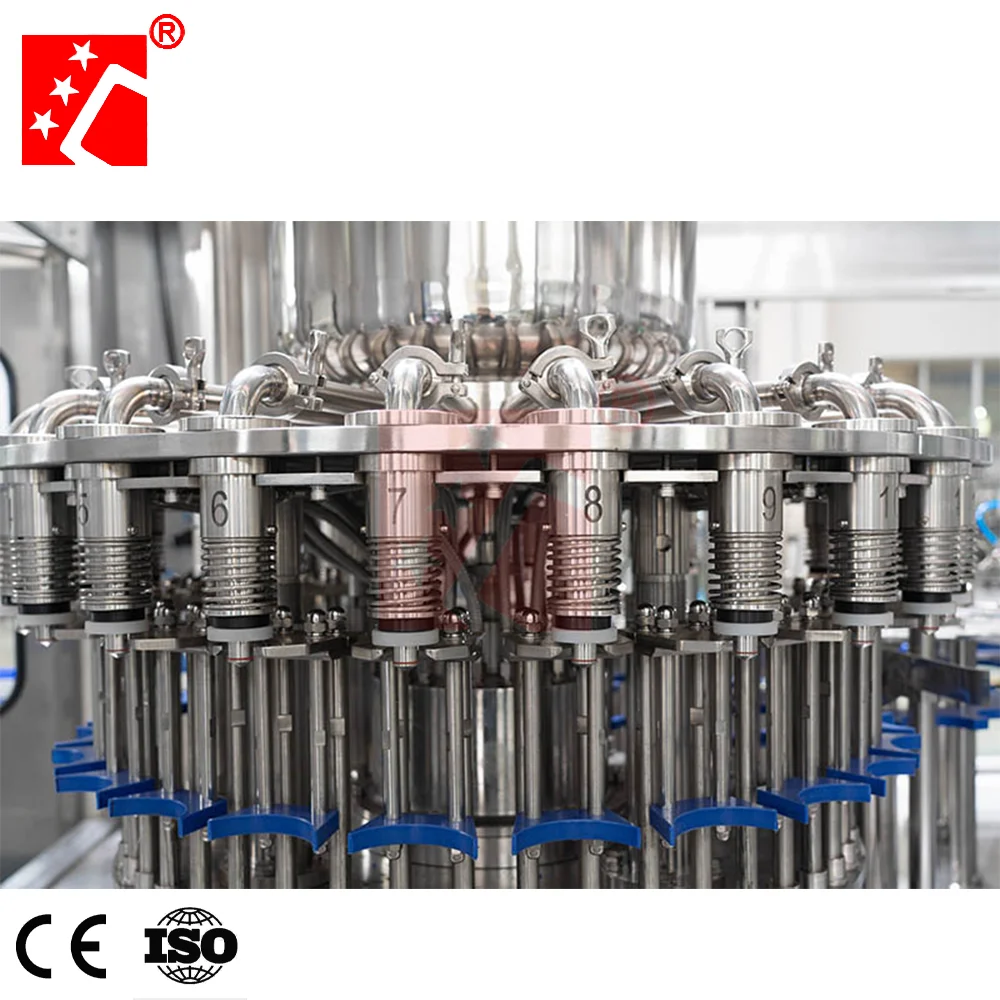 Easy to Operate automatic juices bottling fill machine for beverage production line