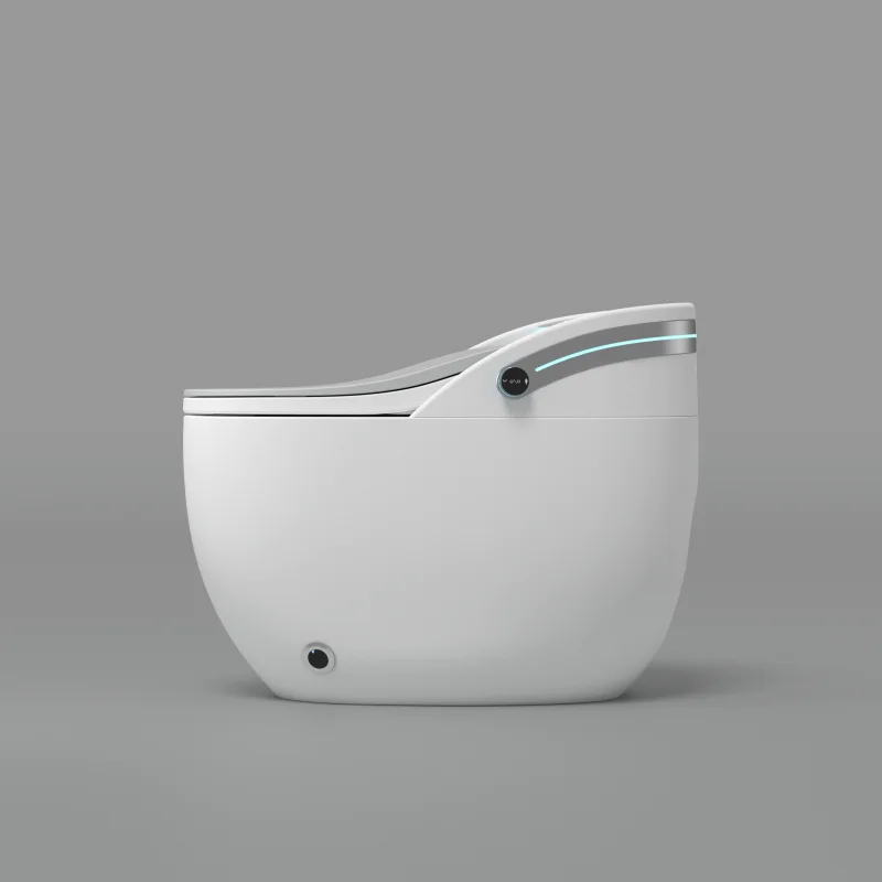Luxury professional fully automatic siphonic flush modern style self-clean heated intelligent smart wc toilet