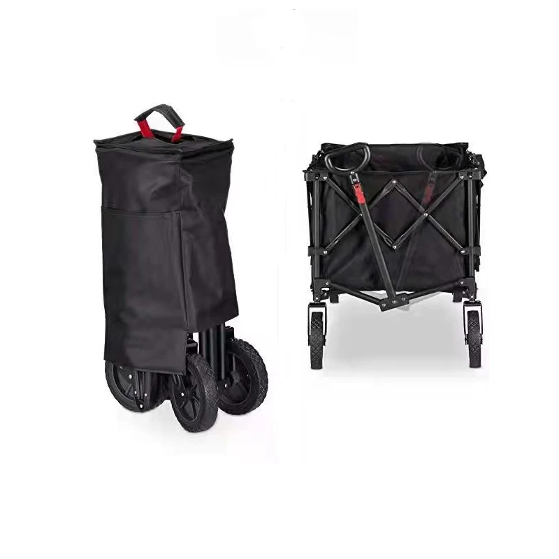 Cheap Outdoor Heavy Duty Garden Camping Foldable Wagon groceries Cart Folding Beach Trolley Cart For Kids Children