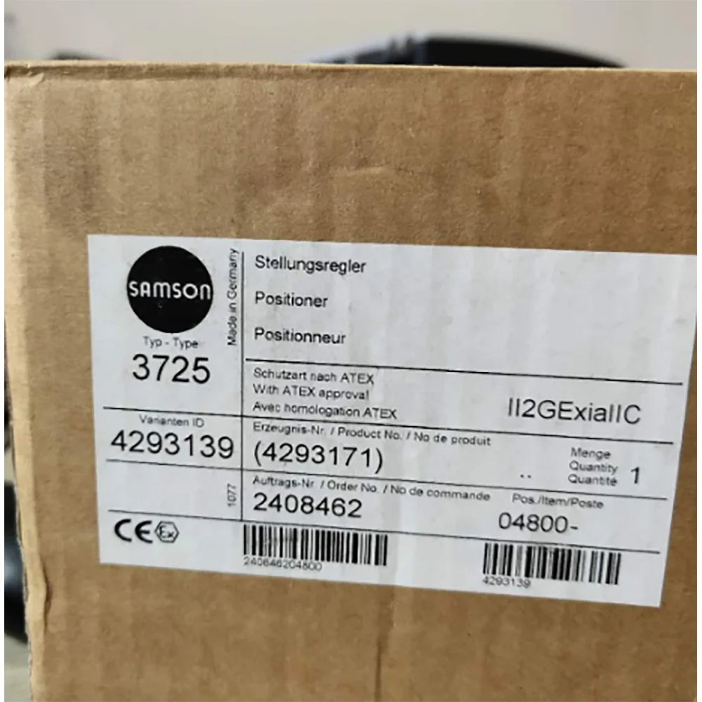 Samson 3725 Electropneumatic positioner regulating valve Simple single-acting Explosion-proof valve positioner