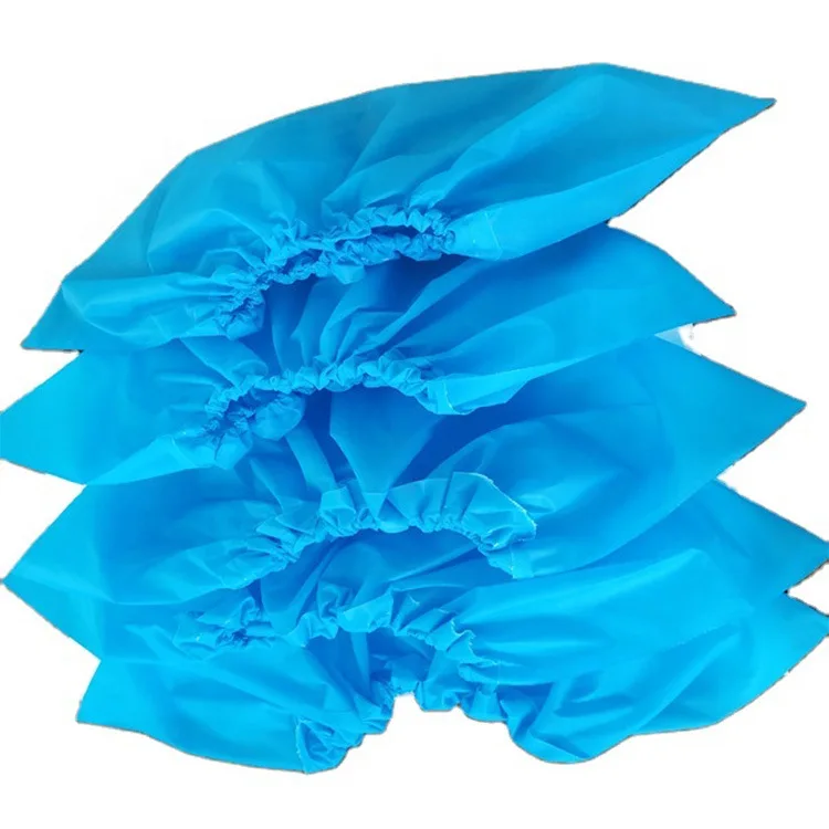 OEM Disposable PE CPE Shoe Cover Waterproof Automatic Shoe Cover with Medical Materials Accessories CE Stocked Overshoes