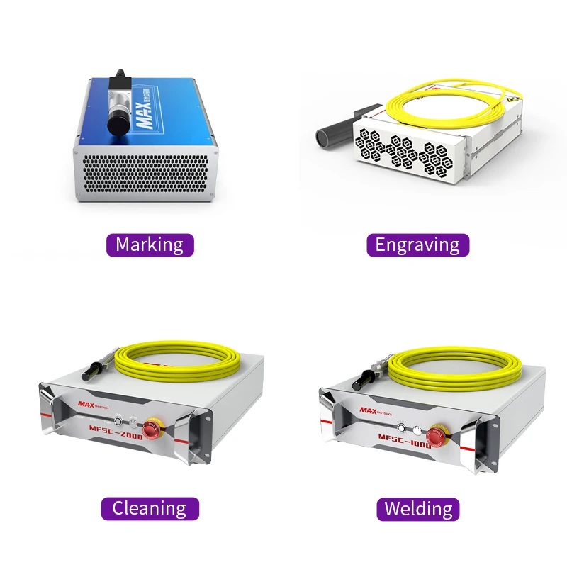 Fiber MOPA CO2 UV Laser Source IPG JPT Raycus CRD Spare Part Replace Laser Marking Engraving Cleaning Welding Cutting Machine