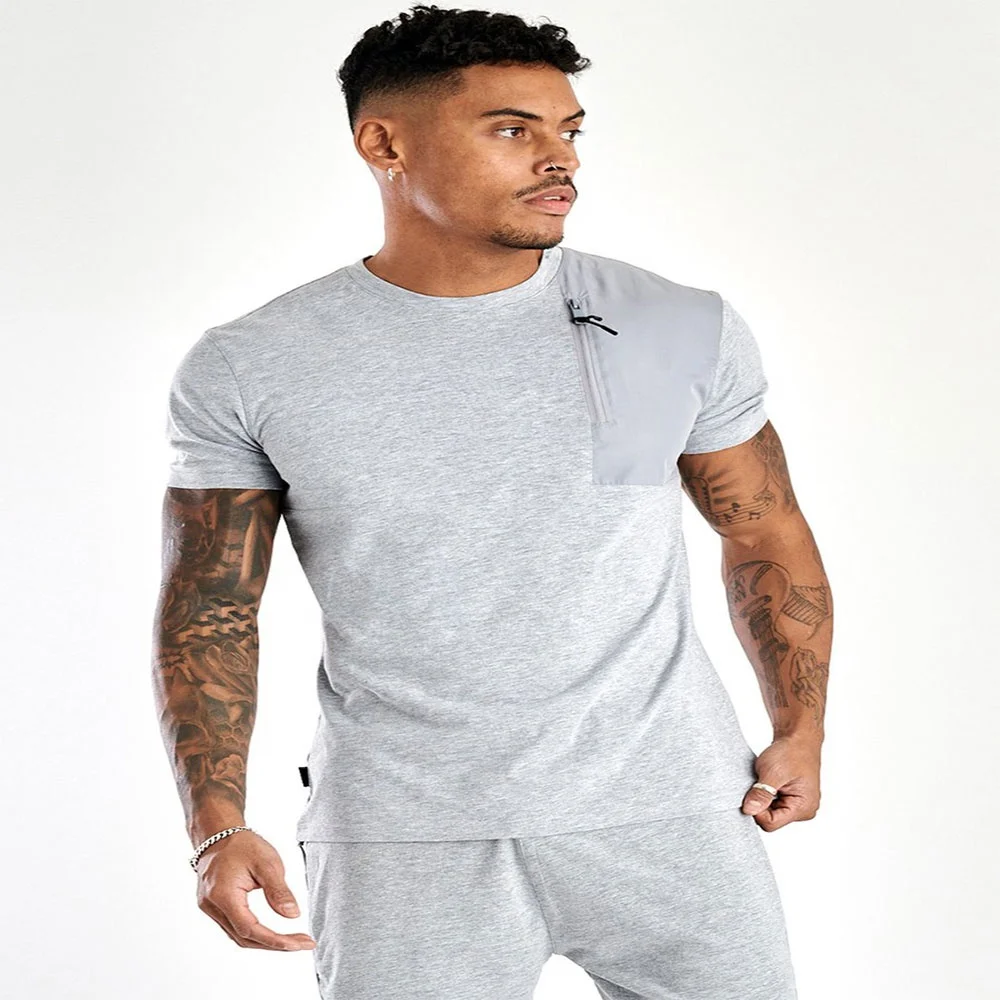 
65 полиэстер 35 хлопок мужская футболка в белом цвете 