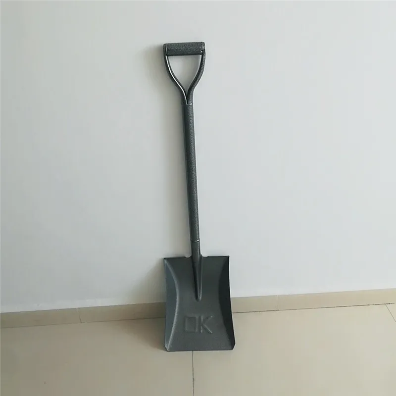 Square Garden Hand India Shovel With Welded All Steel Handle