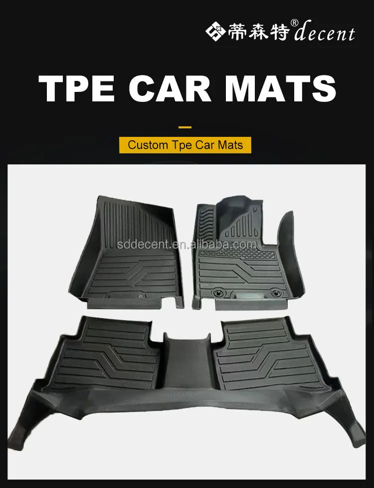 2024 Car Accessories High Quality Car Floor Mats Factory Wholesale TPE Waterproof for For  NISSAN VERSA 2021