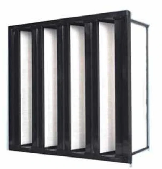 Wholesale High Efficiency ABS plastic frame F7 F8 F9 Compact Filter / V-bank Mini-pleat HEPA Filter