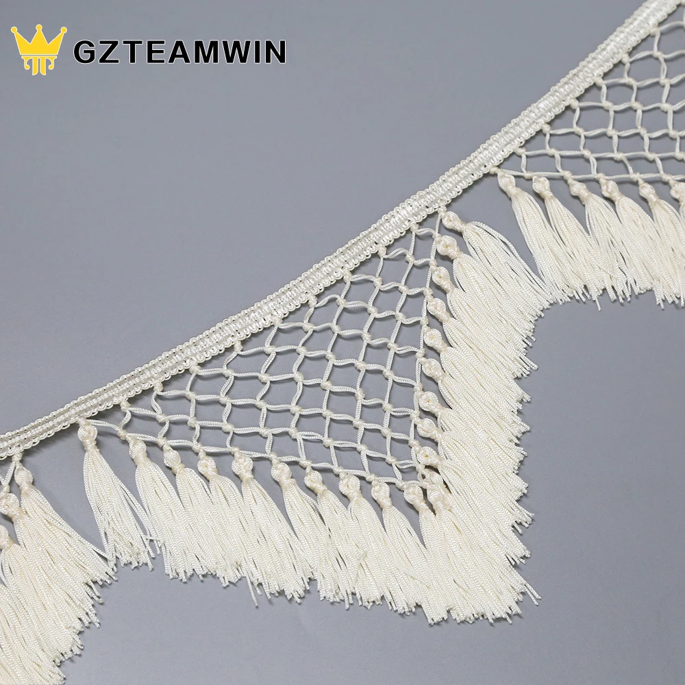 20Cm Handmade Nylon Fringe Diy Ethnic Style Tassel Garment Tassel Fringe For Jacket