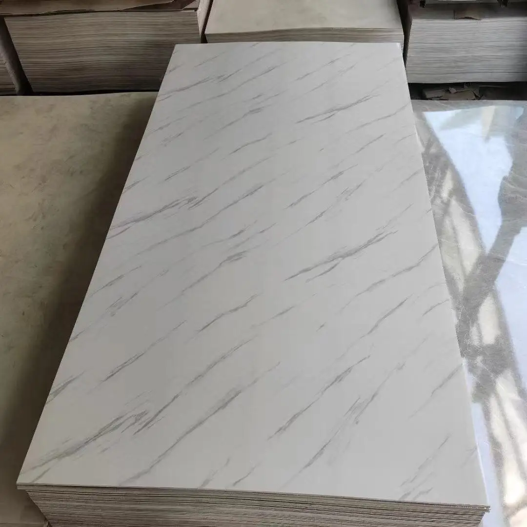 PVC Uv Coating Stone pvc marble sheet for bathroom wall panels