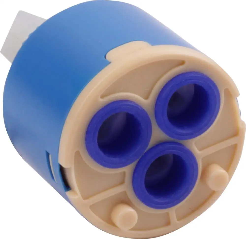 
35mm Plastic Ceramic Tap Cartridge Single Seal Not Idling Ceramic Faucet Cartridge 